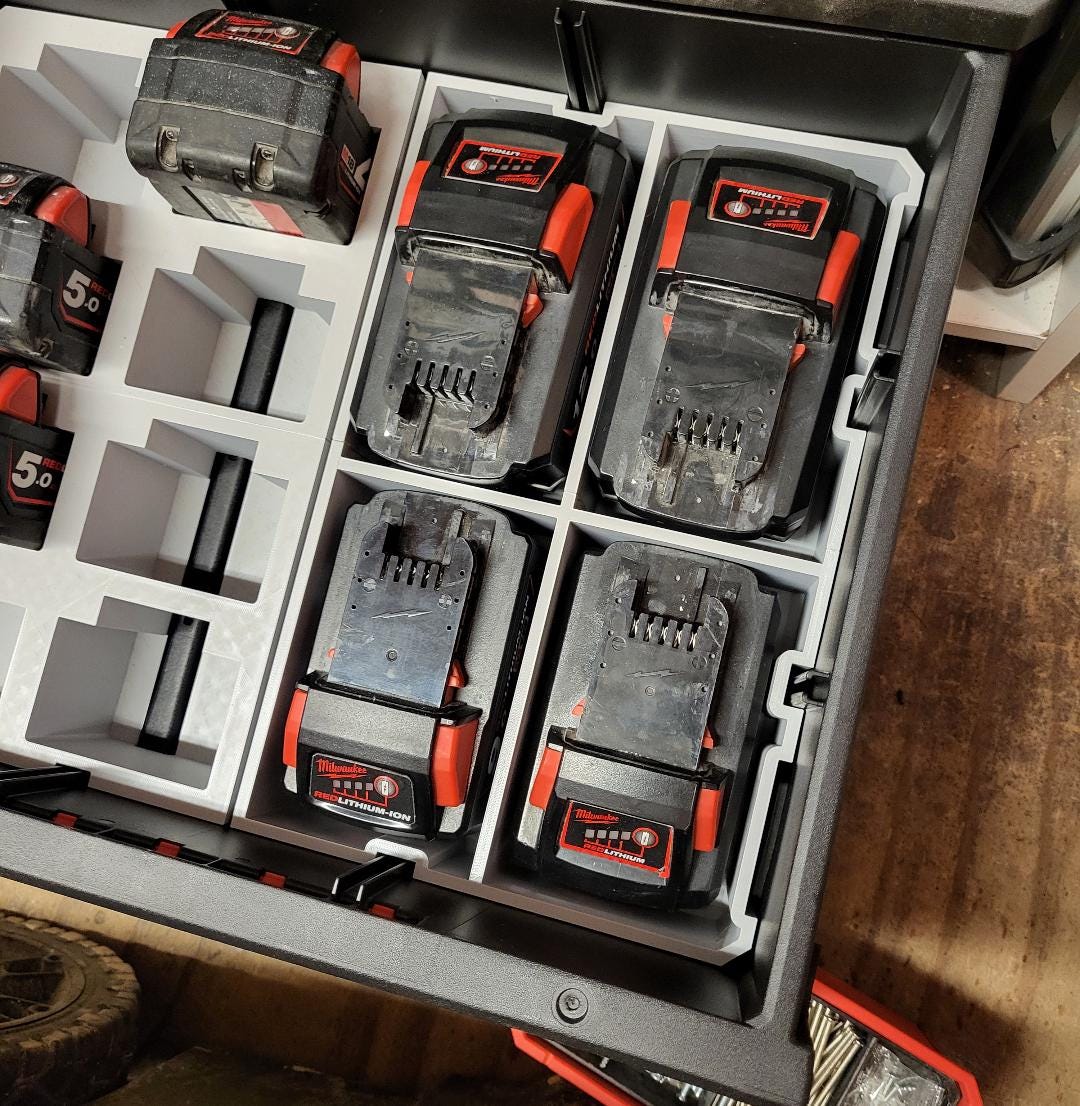 12Ah Battery Insert Storage