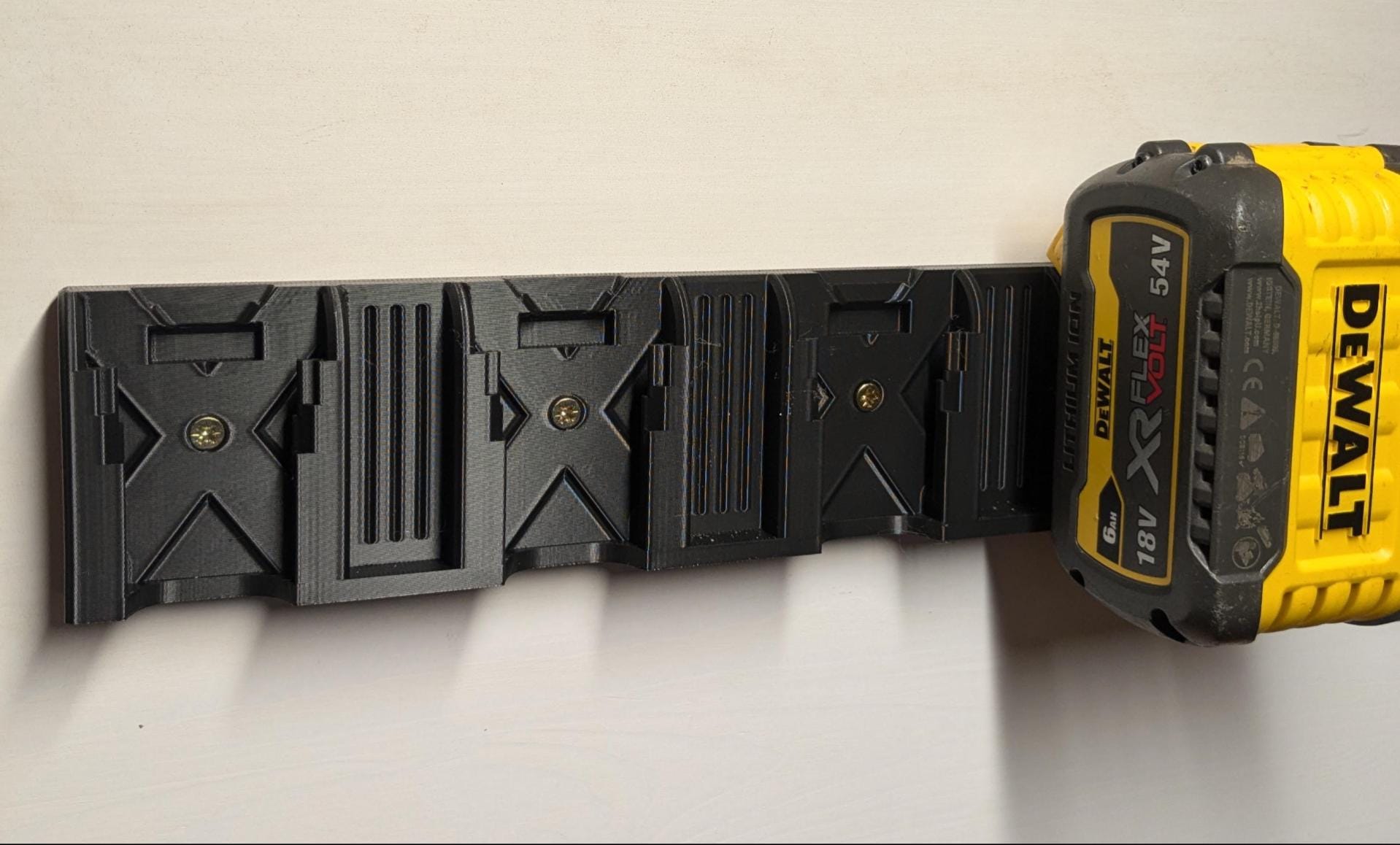 Battery Wall Mount DeWalt Style 4×