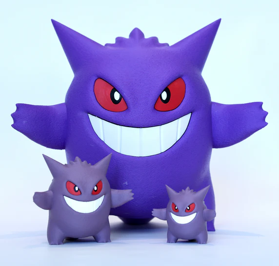 3D Printed Chibi Gengar