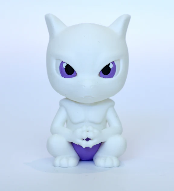 3D Printed Chibi Mewtwo