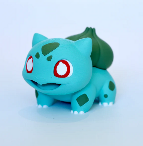 3D Printed Chibi Bulbasaur