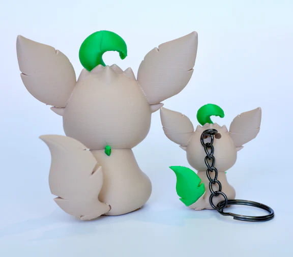 3D Printed Chibi Leafeon