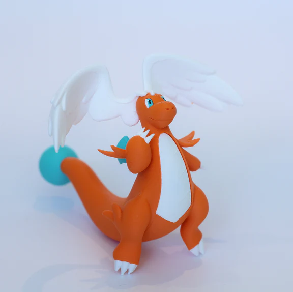 3D Printed Chibi Mega Dragonite
