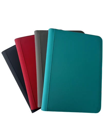 9 Pocket zip binder 360 card slots