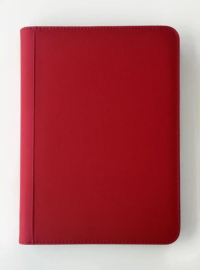 9 Pocket zip binder 360 card slots