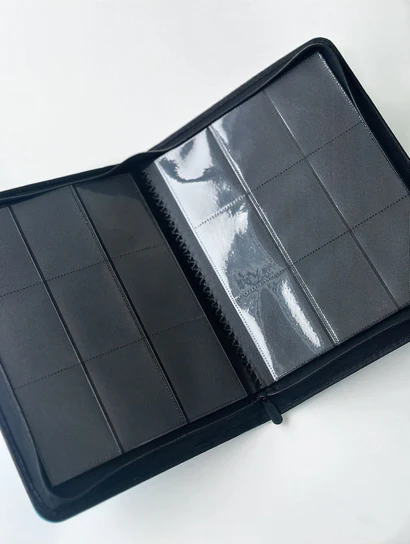 9 Pocket zip binder 360 card slots