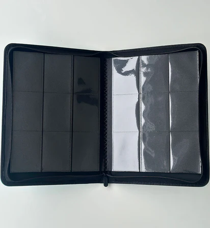 9 Pocket zip binder 360 card slots