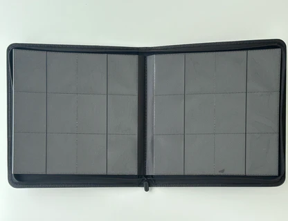 12 Pocket zip binder 480 card slots